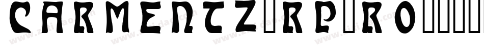 Carmentz-Rp0ro字体转换