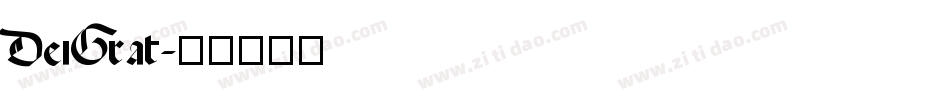 DeiGrat字体转换