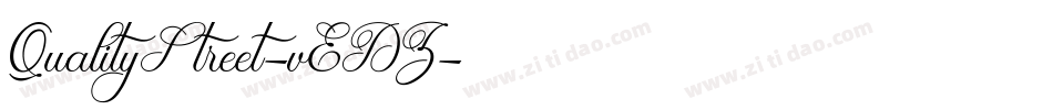 QualityStreet-vEDZ字体转换