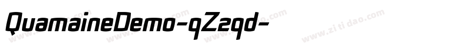 QuamaineDemo-qZ2qd字体转换