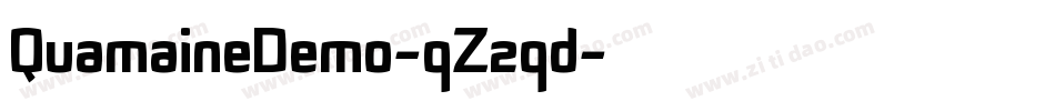 QuamaineDemo-qZ2qd字体转换