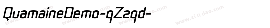 QuamaineDemo-qZ2qd字体转换