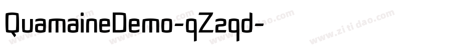QuamaineDemo-qZ2qd字体转换