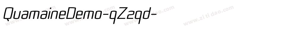 QuamaineDemo-qZ2qd字体转换