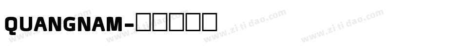 QUANGNAM字体转换