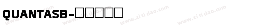 QUANTASB字体转换