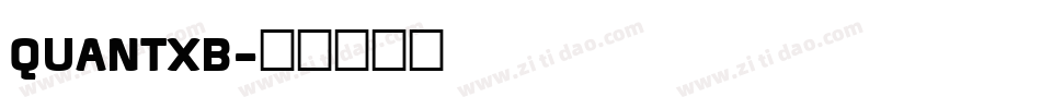 QUANTXB字体转换