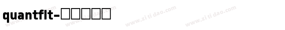 quantflt字体转换