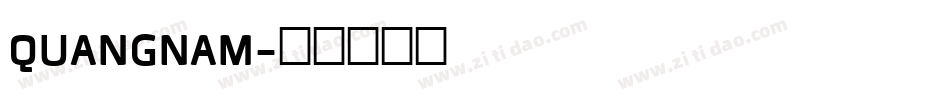 QUANGNAM字体转换