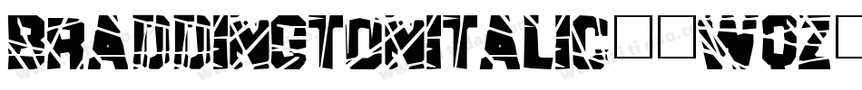 BraddingtonItalic-5wqz字体转换
