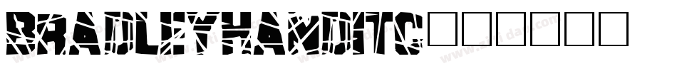 Bradleyhanditc字体转换