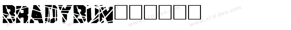 bradybun字体转换