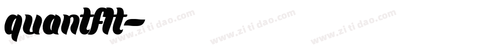 quantflt字体转换