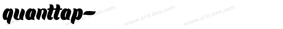 quanttap字体转换