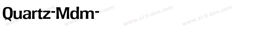 Quartz-Mdm字体转换