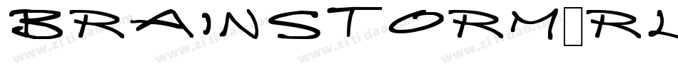 BrainStorm-RLaV字体转换