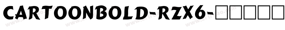 CartoonBold-Rzx6字体转换