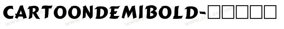 CartoonDemiBold字体转换