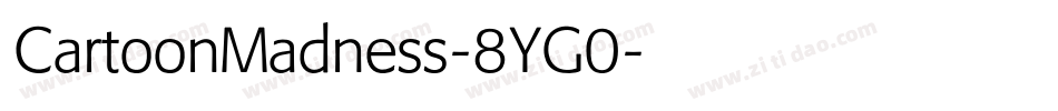 CartoonMadness-8YG0字体转换