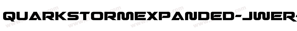 QuarkStormExpanded-jwER字体转换