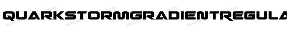 QuarkStormGradientRegular-WxzE字体转换