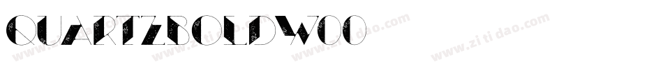 QuartzBolDW00字体转换