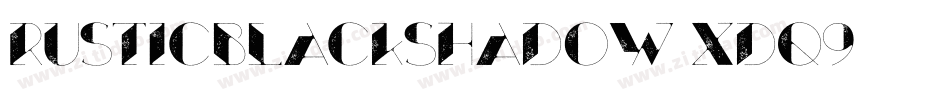 Rusticblackshadow-Xdq9字体转换