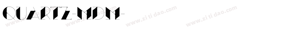Quartz-Mdm字体转换