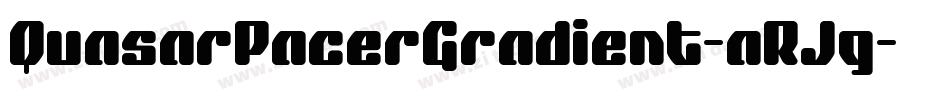 QuasarPacerGradient-aRJg字体转换