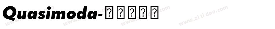 Quasimoda字体转换