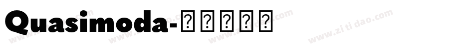 Quasimoda字体转换