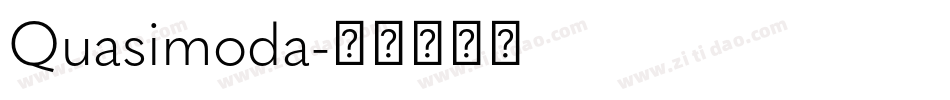 Quasimoda字体转换