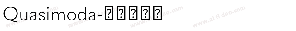 Quasimoda字体转换