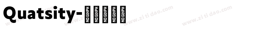 Quatsity字体转换