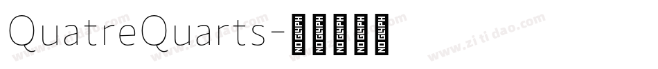 QuatreQuarts字体转换