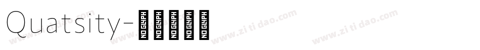Quatsity字体转换