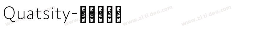 Quatsity字体转换