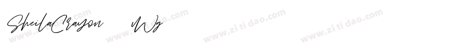 SheilaCrayon-1vWg字体转换
