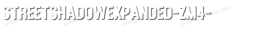 StreetShadowExpanded-zM4字体转换