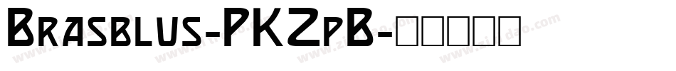 Brasblus-PKZpB字体转换