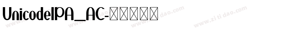 UnicodeIPA_AC字体转换 UnicodeIPA_AC字体转换