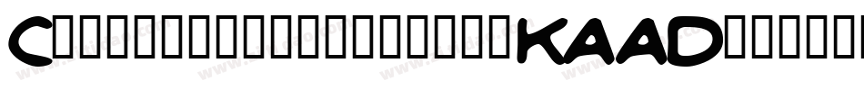 Comicaltypewriter-KAAD字体转换