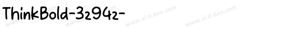 ThinkBold-3z94z字体转换