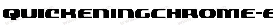 QuickeningChrome-eBZO字体转换