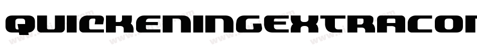 QuickeningExtraCondensed-xe3V字体转换