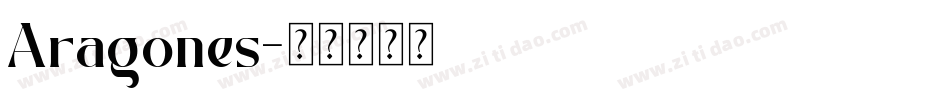 Aragones字体转换
