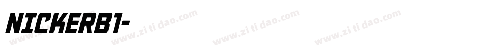 NICKERB1字体转换