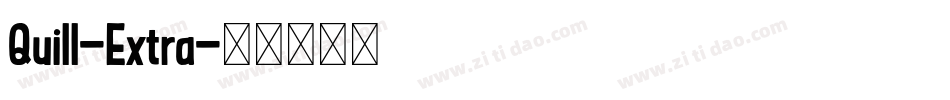 Quill-Extra字体转换