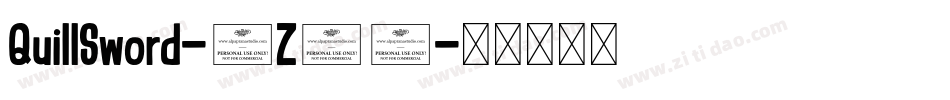 QuillSword-0Z24字体转换