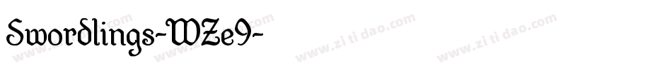 Swordlings-WZe9字体转换